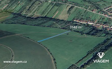 Prodej pole 3 148 m², Strání, okres Uherské Hradiště