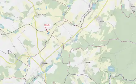 Dražba lesa 9 119 m², Panské Dubenky