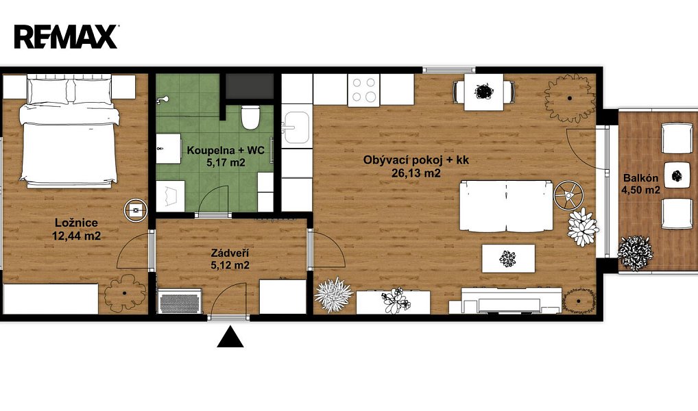 Pronájem bytu 2+kk 51 m², Plzeň – náhled fotky 3