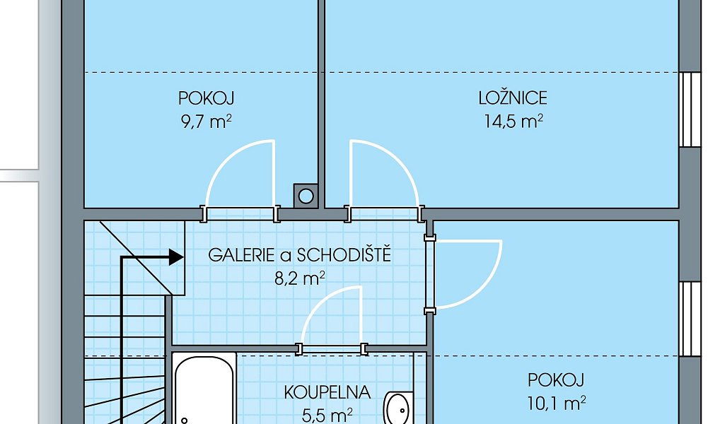 Prodej domu 96 m² s pozemkem 280 m², Nehvizdy – náhled fotky 5