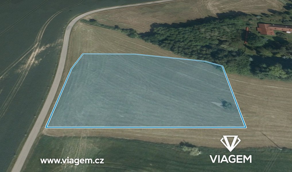 Prodej pole 1 222 m², Zvěstov – náhled fotky 2