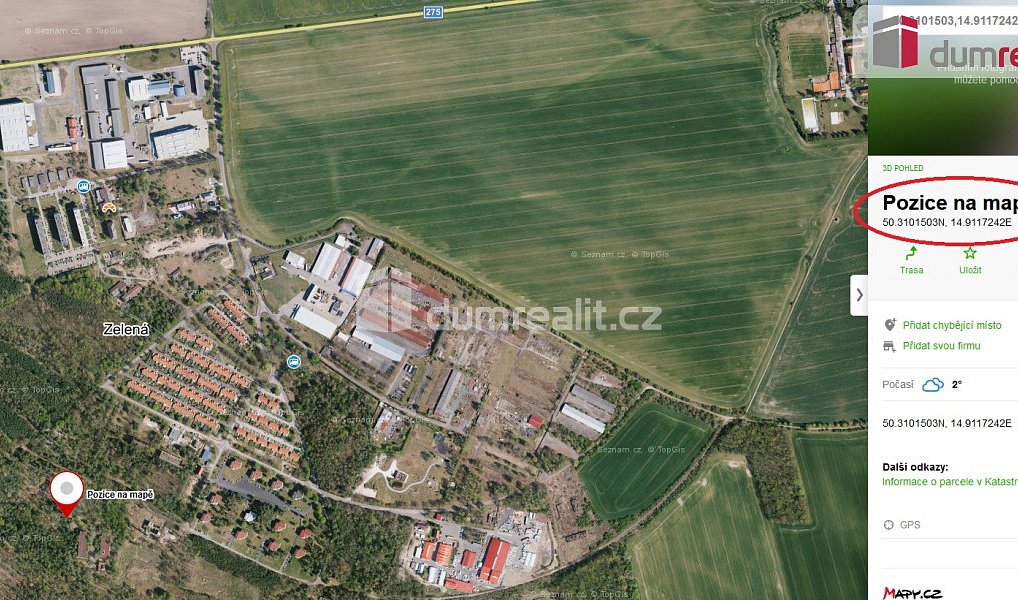 Prodej komerčního pozemku 636 m², Luštěnice – náhled fotky 9