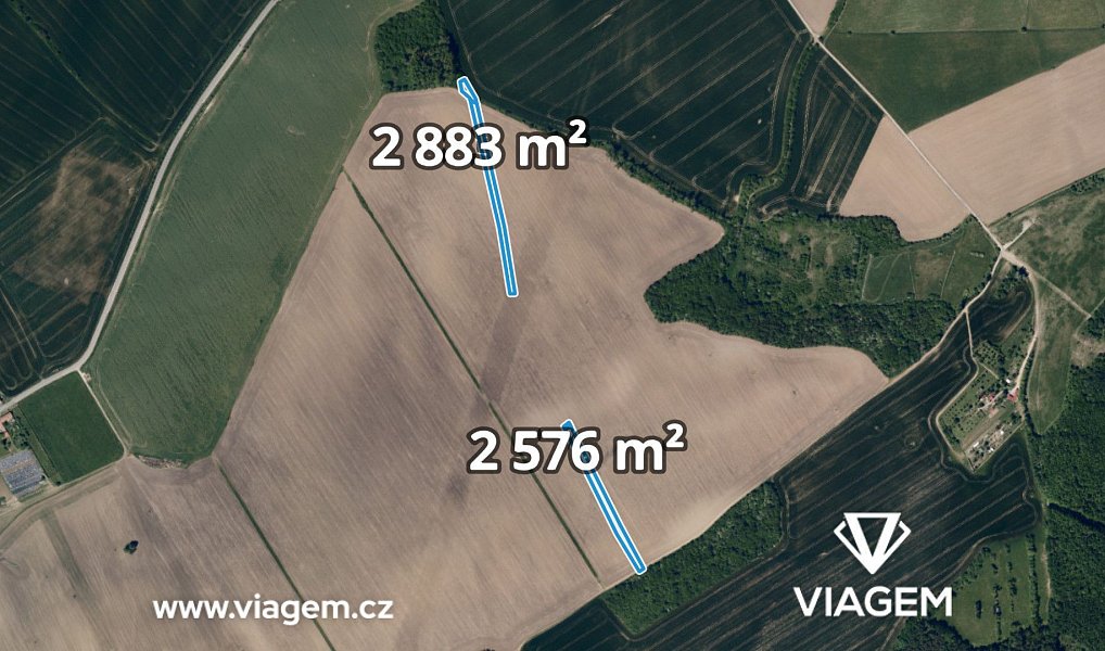 Prodej pole 1 216 m², Koryčany – náhled fotky 3