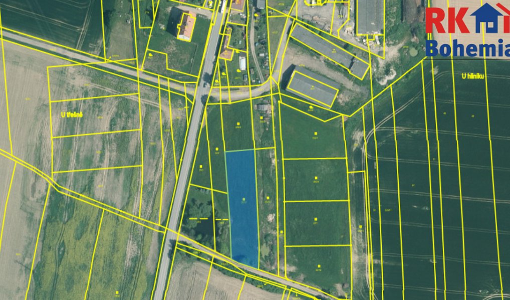 Prodej stavebního pozemku 2 373 m², Bechyně – náhled fotky 3