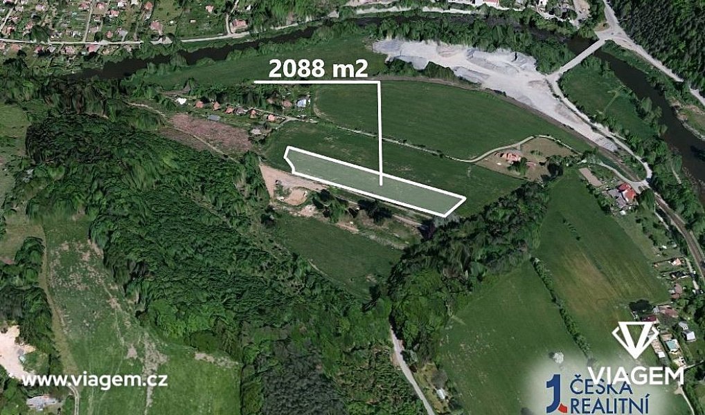 Prodej pole 2 088 m², Chocerady – náhled fotky 2