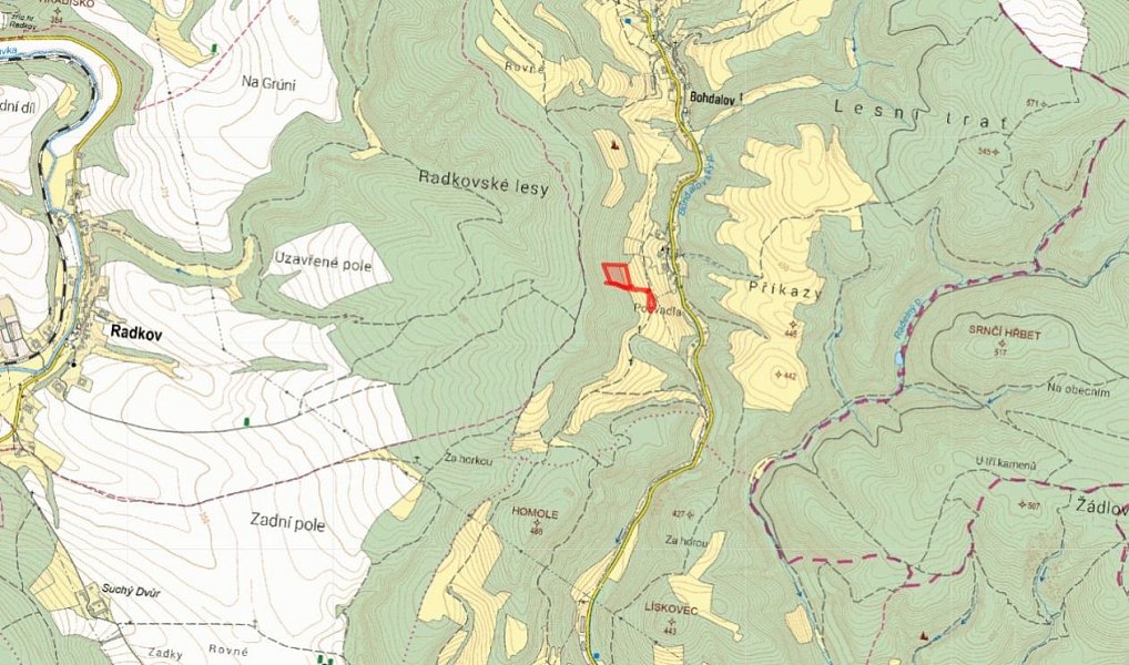 Prodej louky 13 383 m², Městečko Trnávka – náhled fotky 2
