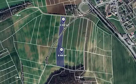 Prodej pole 11 783 m², Chyňava, okres Beroun