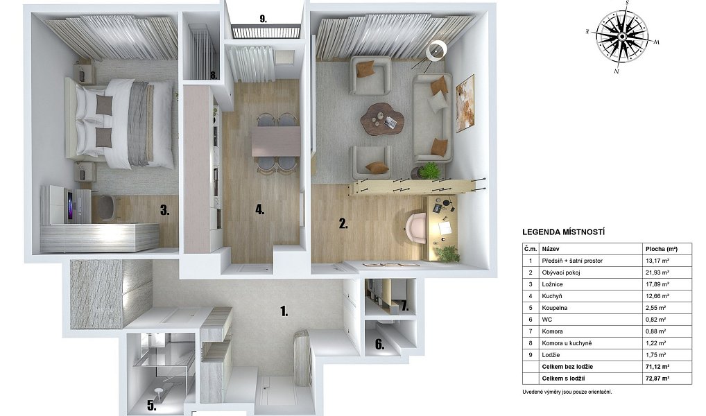 Prodej bytu 3+kk 80 m², Praha – náhled fotky 4