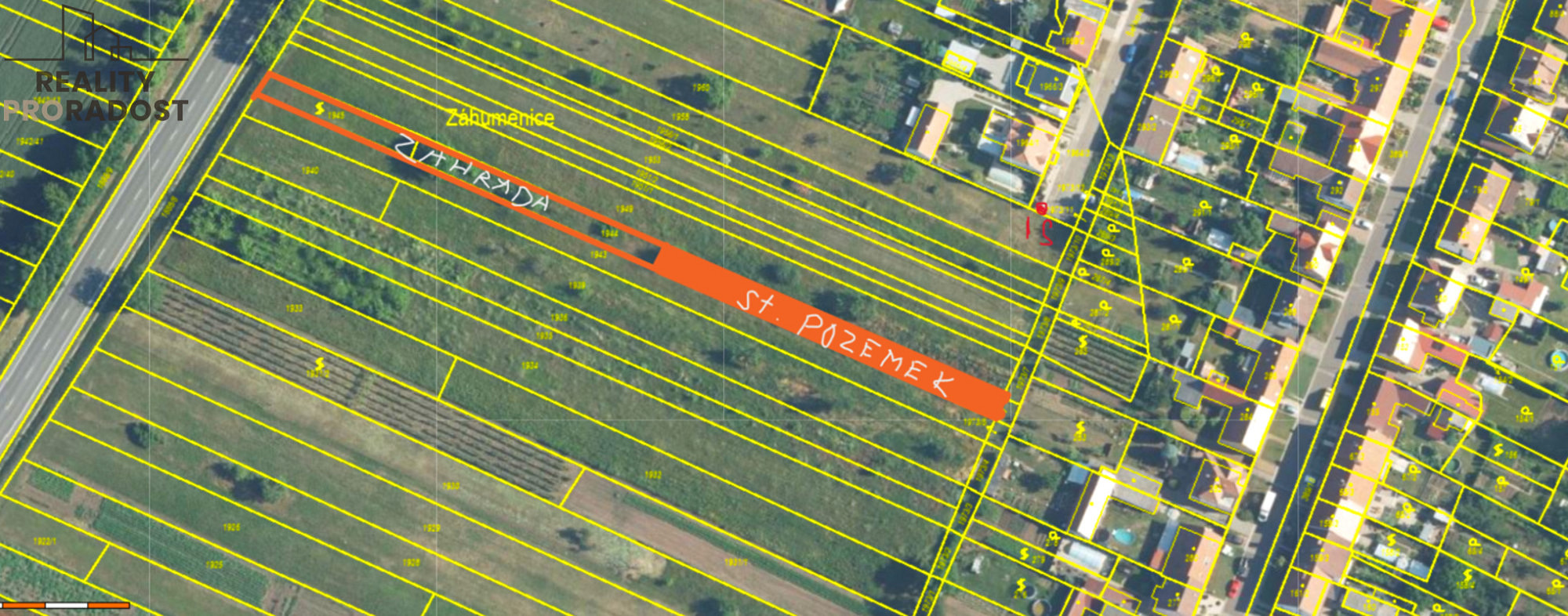Prodej stavebního pozemku 1 227 m² – fotografie 5