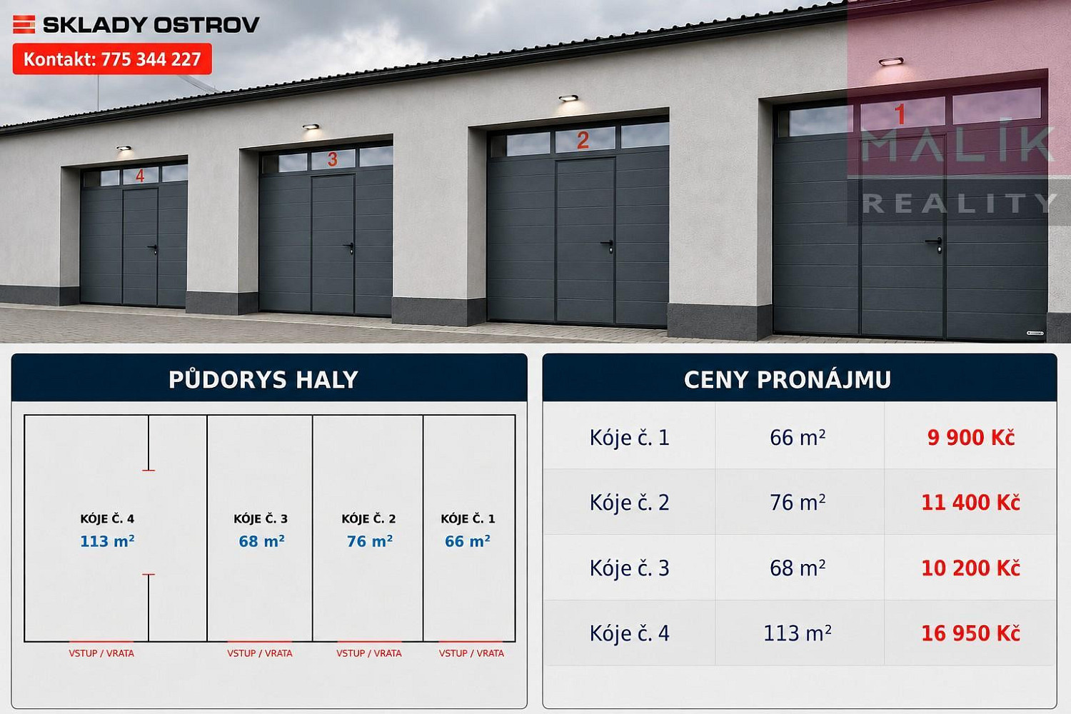 Pronájem skladovacích prostor 66 m² – fotografie 2