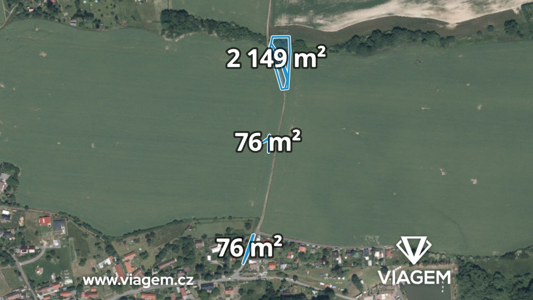 Prodej pole 1 343 m² – fotografie 3