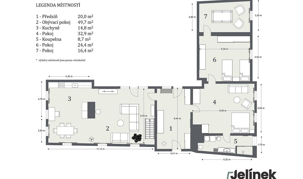 Prodej domu 167 m² s pozemkem 2 511 m², Polička – náhled fotky 23