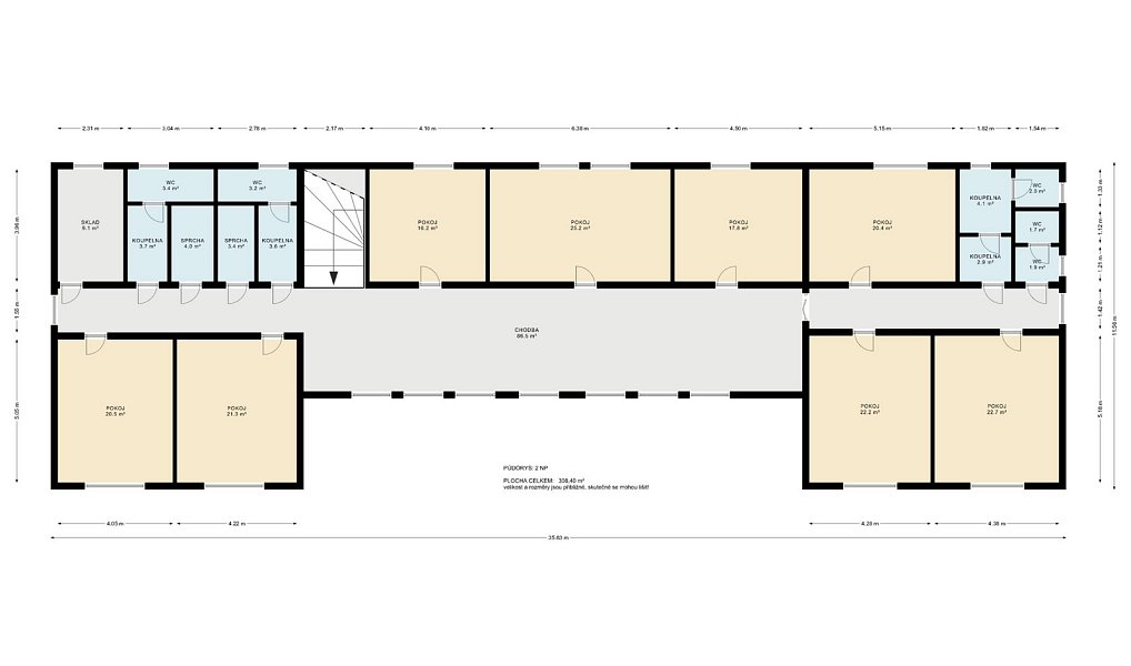 Prodej chaty/chalupy 552 m² s pozemkem 2 000 m², Zábřeh – náhled fotky 23