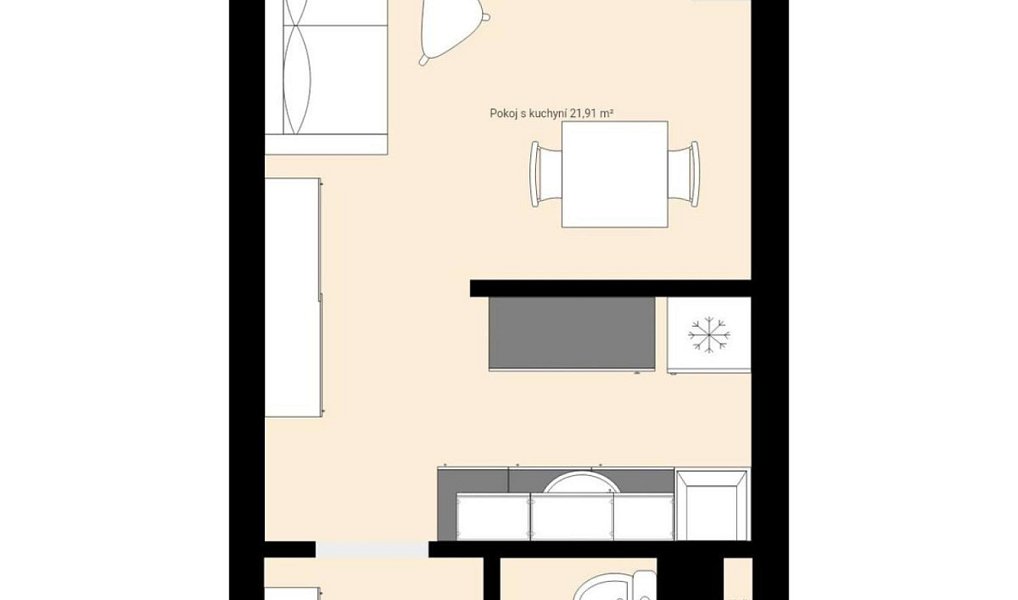 Prodej bytu 1+kk 29 m², Český Krumlov – náhled fotky 10