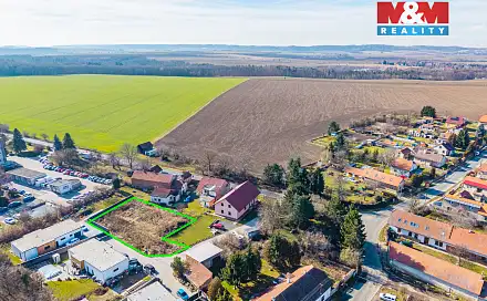 Prodej stavebního pozemku 821 m², Toušice - Mlékovice, okres Kolín