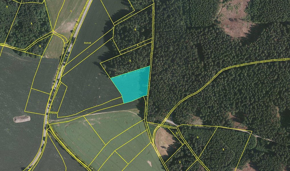 Prodej pole 23 308 m², Červený Újezd – fotka 1 z 4
