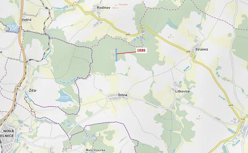 Dražba lesa 19 314 m², Rodinov