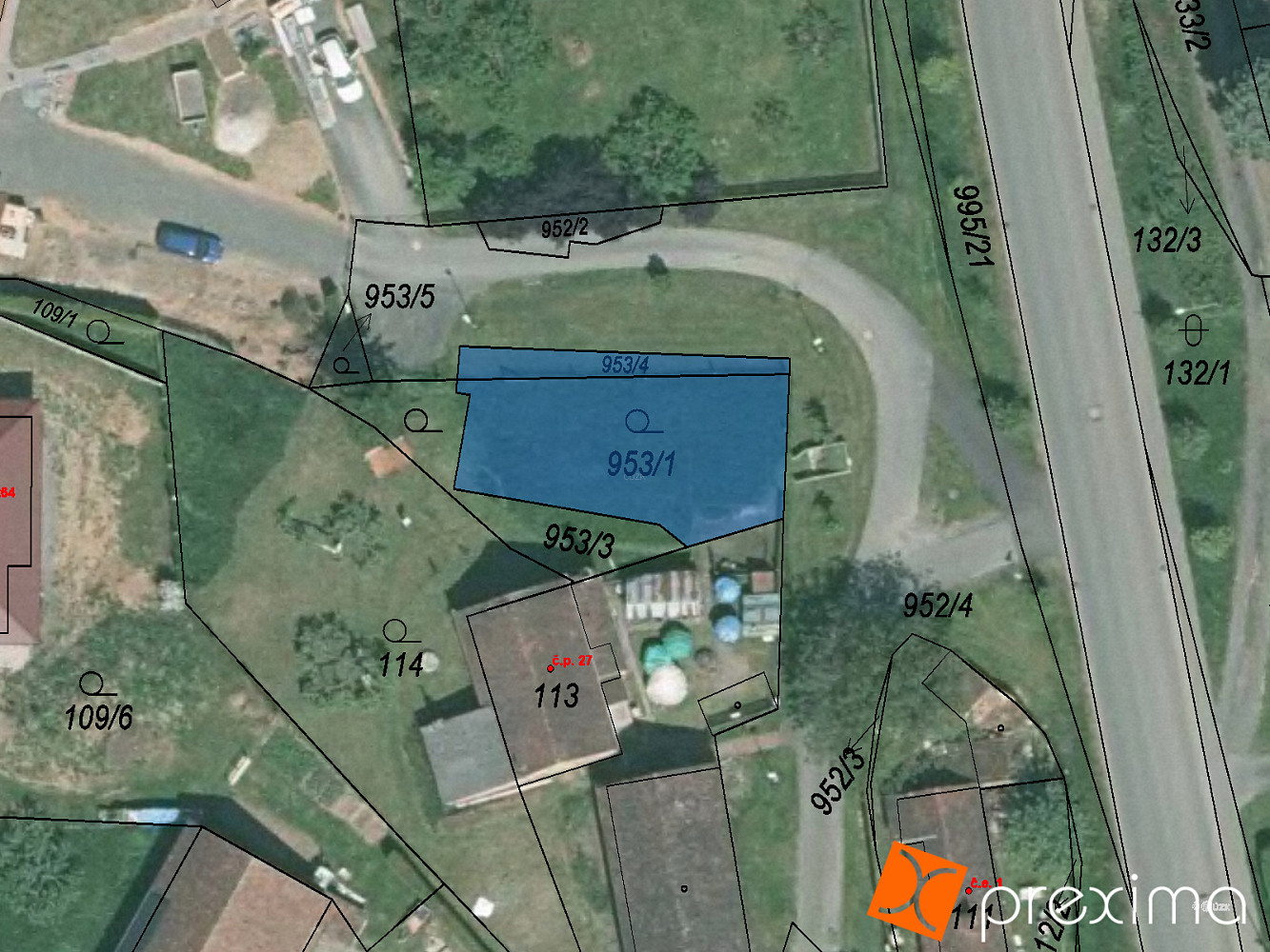 Prodej zahrady 51 m², Blížejov