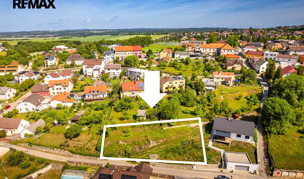 Prodej stavebního pozemku 759 m², Rudolfov – náhled fotky 2