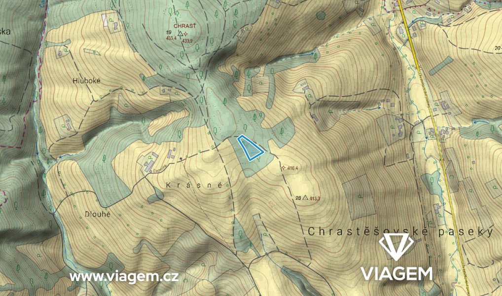 Prodej lesa 1 886 m², Vizovice – náhled fotky 3
