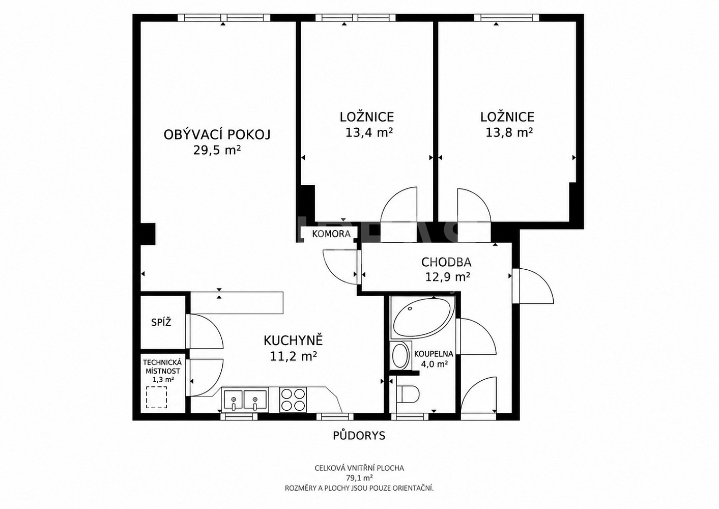 Prodej bytu 3+kk 71 m² – fotografie 3