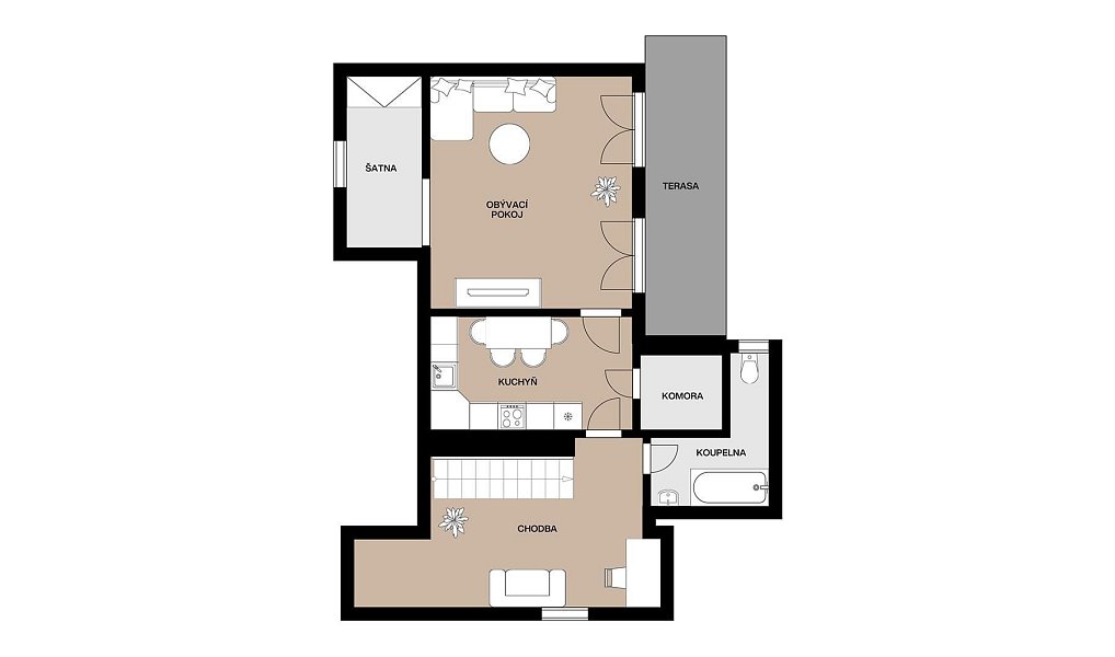 Prodej bytu 1+1 64 m², Praha – náhled fotky 23