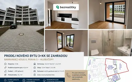 Prodej bytu 3+kk 61 m²