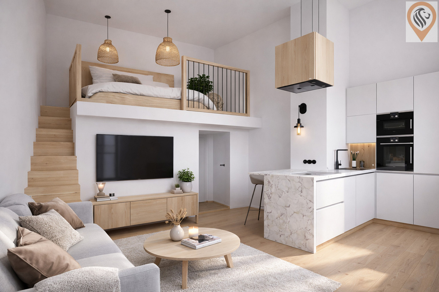 Prodej bytu 1+kk 48 m², Praha