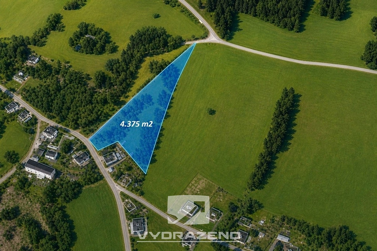 Prodej louky 4 375 m² – pohled 2