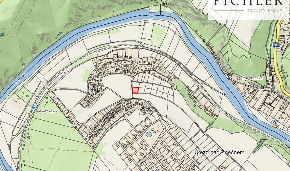 Prodej zahrady 1 043 m², Zbečno – náhled fotky 4