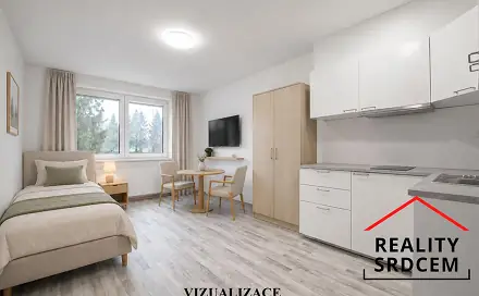 Pronájem bytu 1+kk 28 m², Radotínská, Bílovec, okres Nový Jičín
