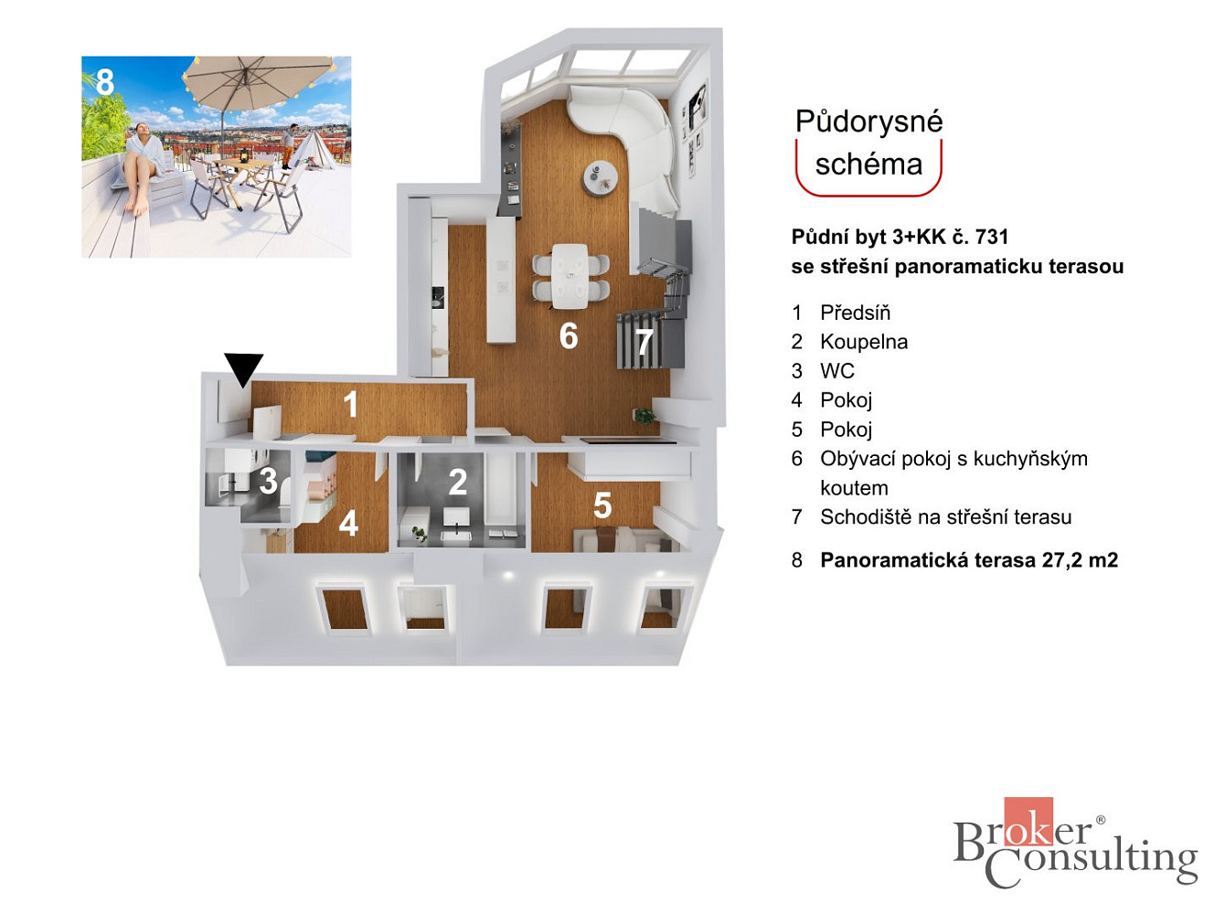 Prodej bytu 3+kk 104 m² — photo 2