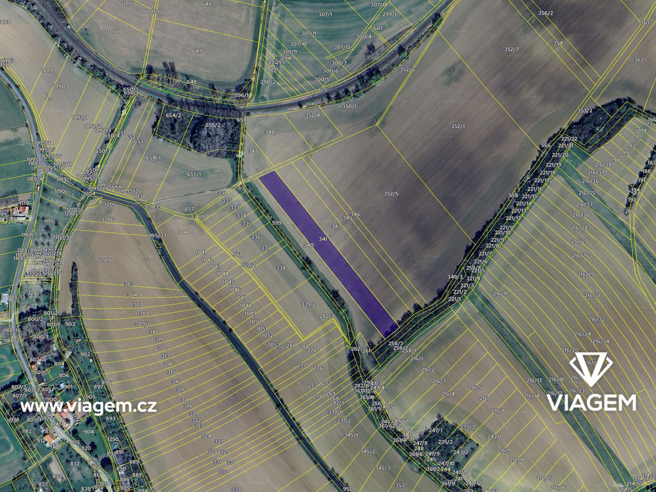 Pole 8 139 m², Podíl 17 % o výměře 1 357 m² – pohled 4