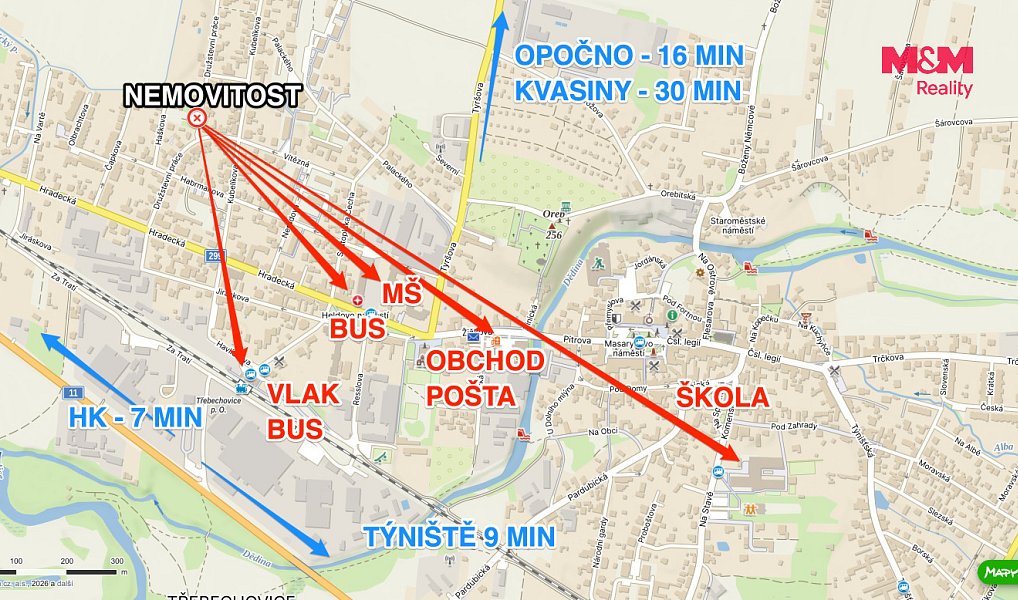 Prodej stavebního pozemku 698 m², Třebechovice pod Orebem – náhled fotky 9