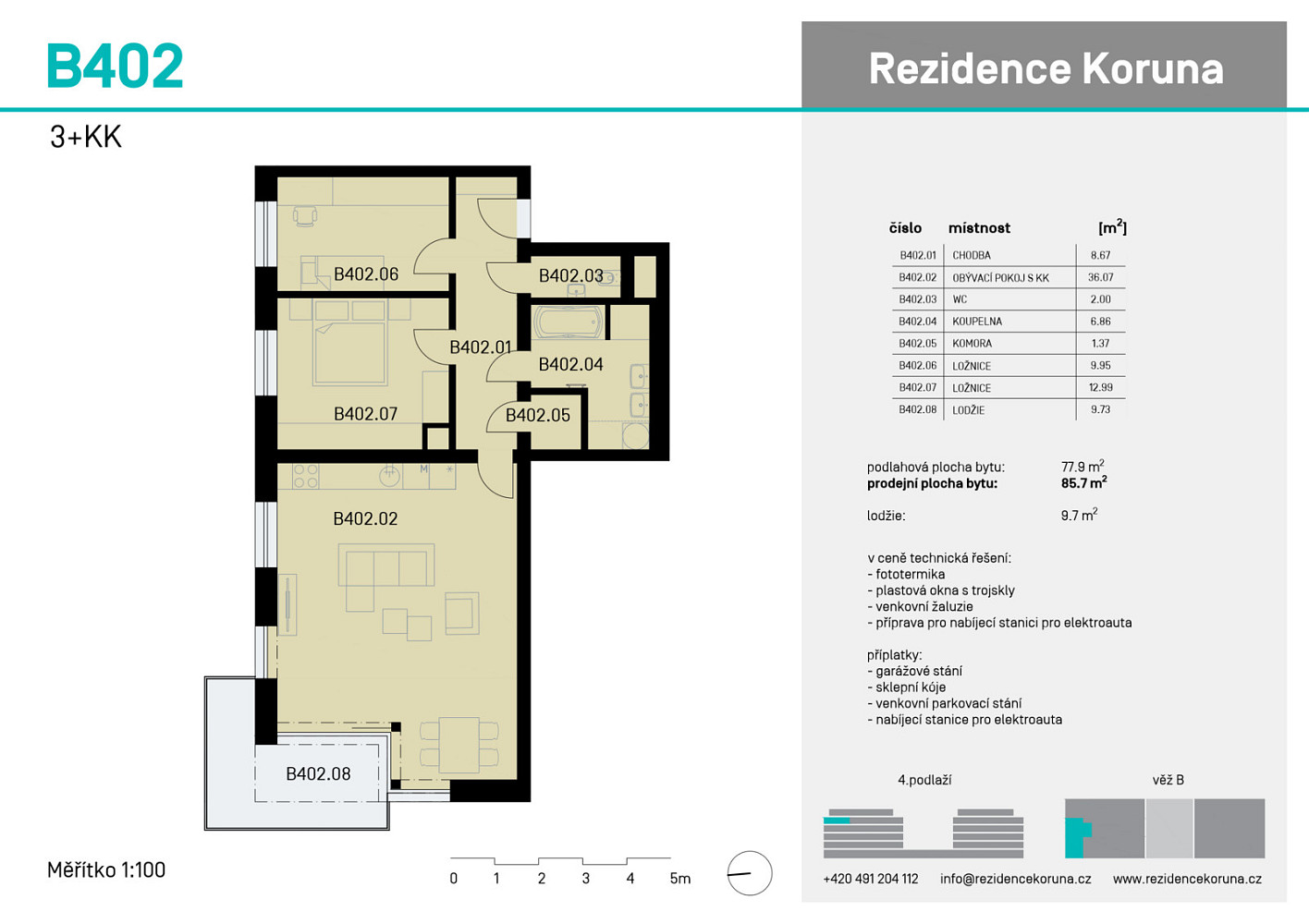 Prodej bytu 3+kk 86 m² — photo 2