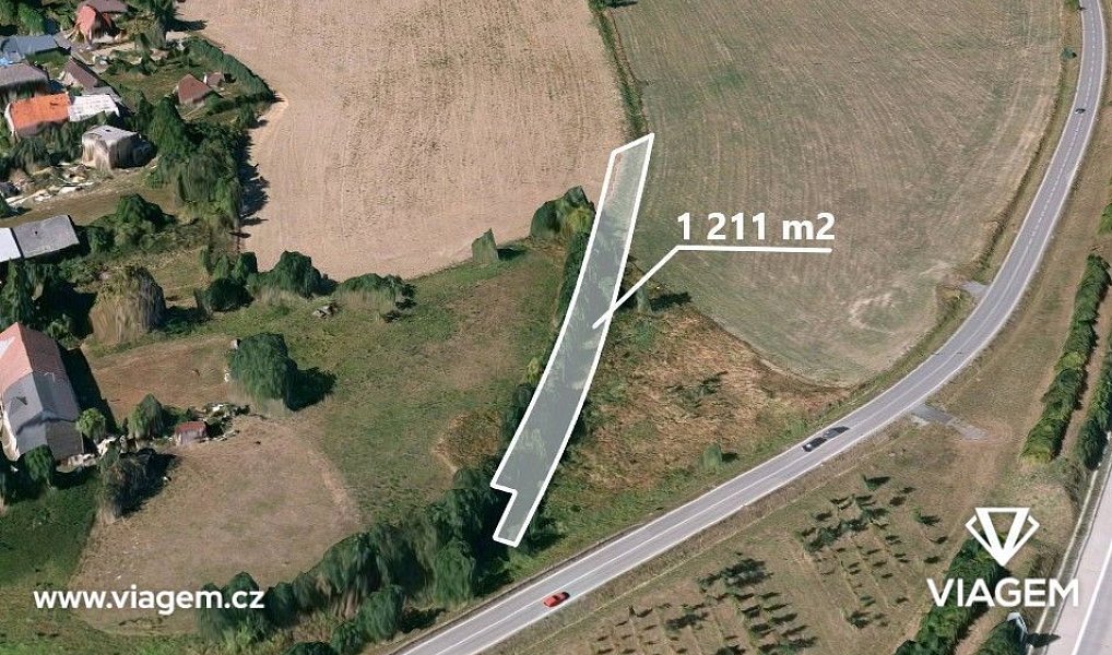 Prodej pole 1 211 m², Bravantice – fotka 1 z 5