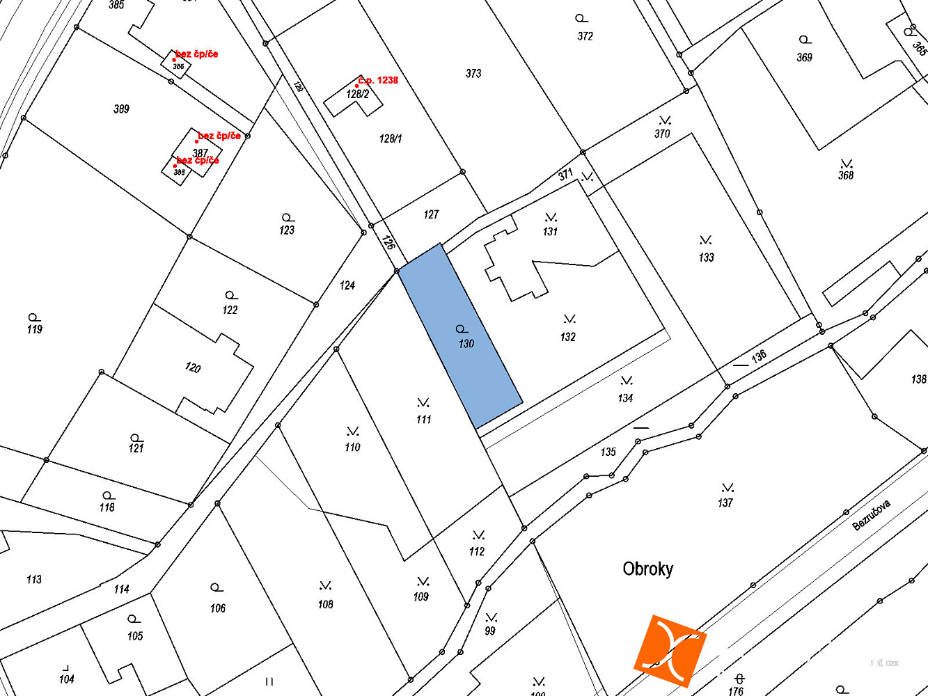 Prodej pozemku 1 074 m² – fotografie 2