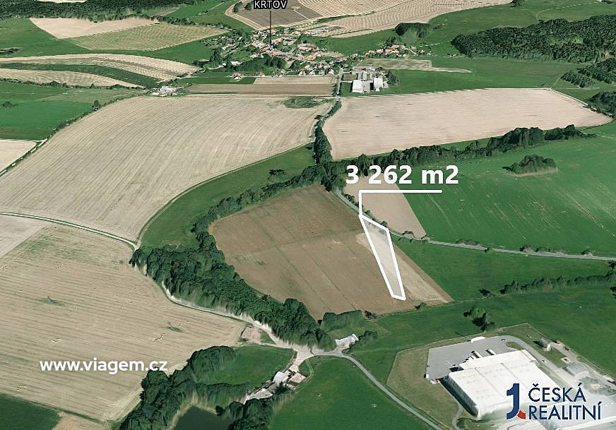 Pole 3 262 m², Podíl 25 % o výměře 816 m² – pohled 2