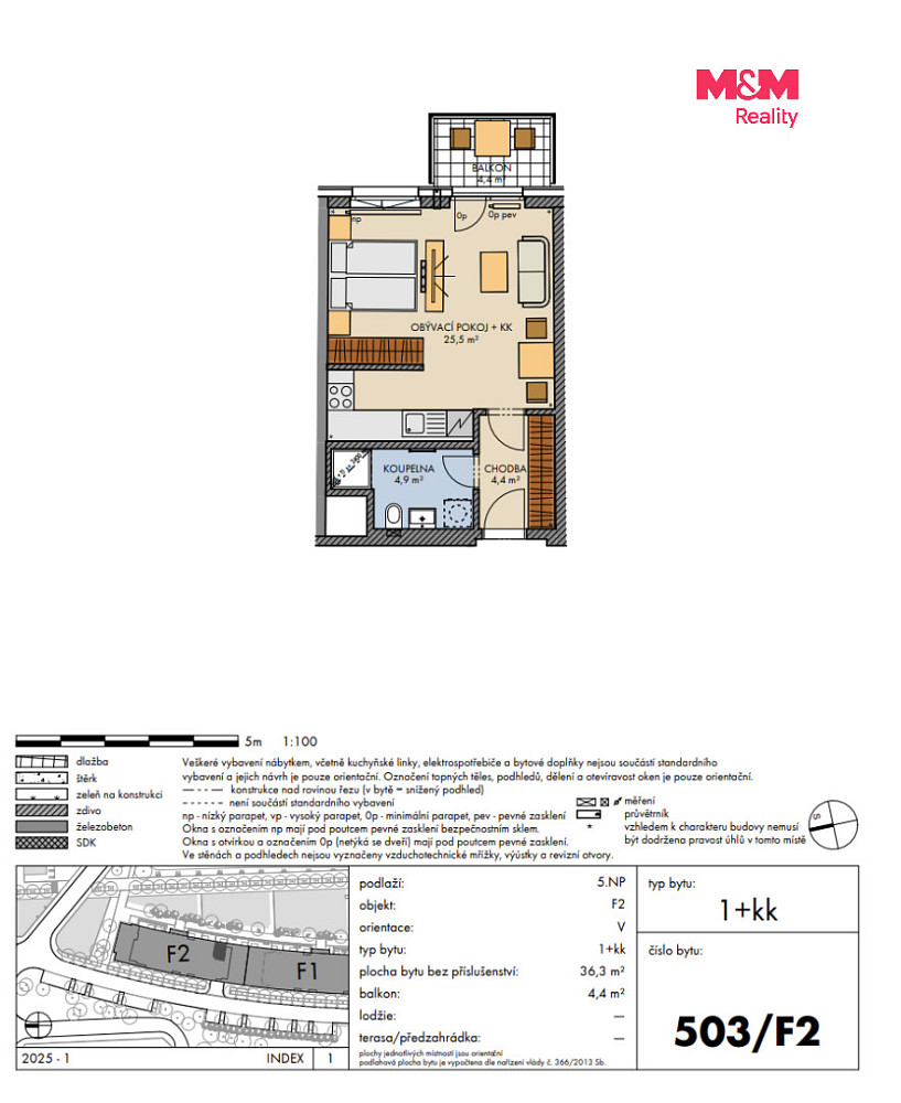 Prodej bytu 1+kk 36 m² – fotografie 2