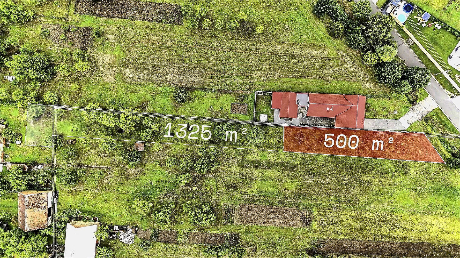 Prodej stavebního pozemku 1 325 m²