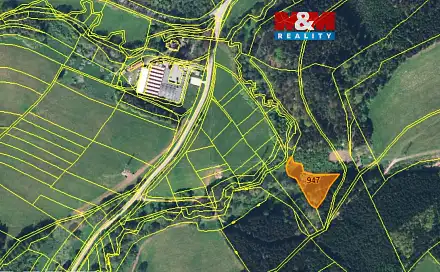 Prodej louky 1 899 m², Stárkov, okres Náchod
