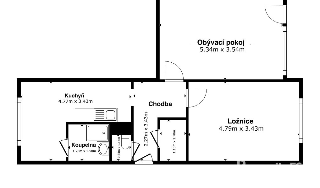 Prodej bytu 2+1 62 m², Ústí nad Labem – náhled fotky 4