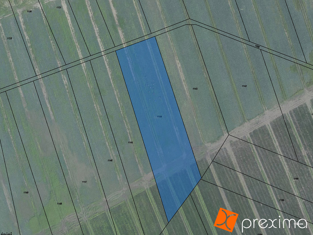 Prodej pole 1 391 m²