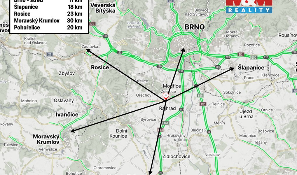 Prodej zahrady 1 635 m², Želešice – náhled fotky 6
