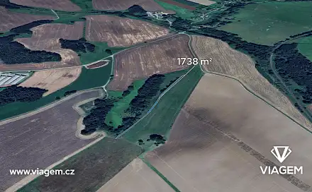 Prodej pole 1 158 m², Brniště, okres Česká Lípa