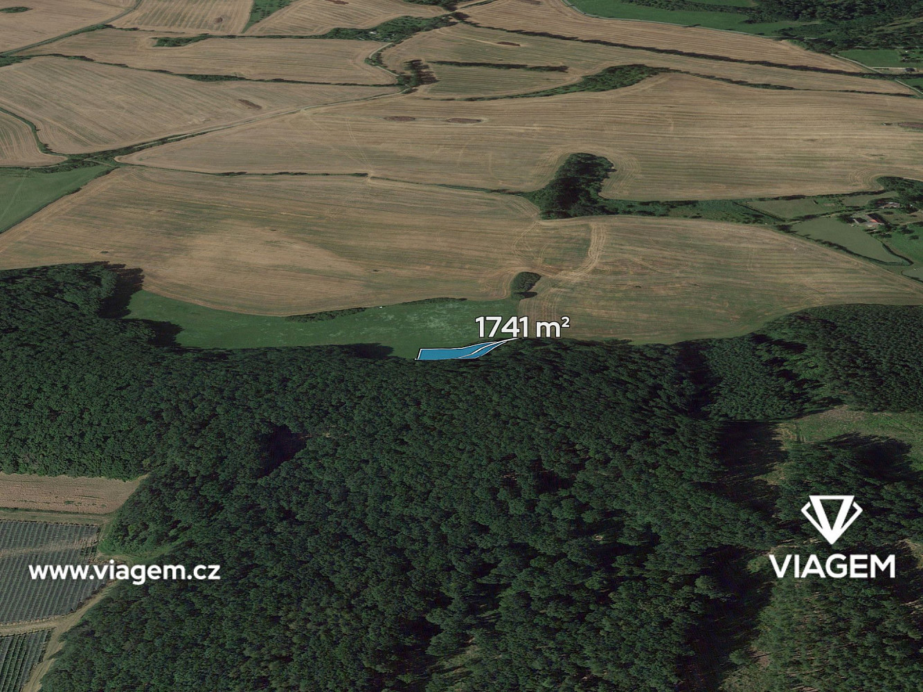 Prodej pole 1 741 m²