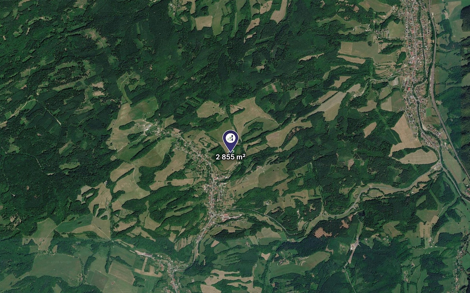 Prodej pole 2 855 m² – fotografie 2