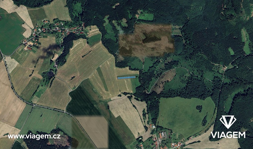 Prodej pole 2 769 m², Bousín – náhled fotky 3