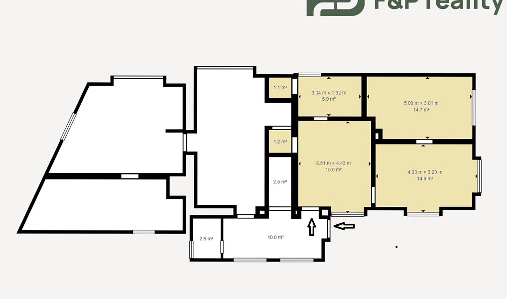 Prodej bytu 2+1 52 m², Strašice – náhled fotky 5