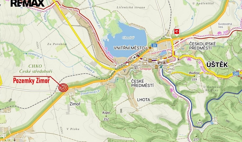 Prodej stavebního pozemku 831 m², Liběšice – náhled fotky 3